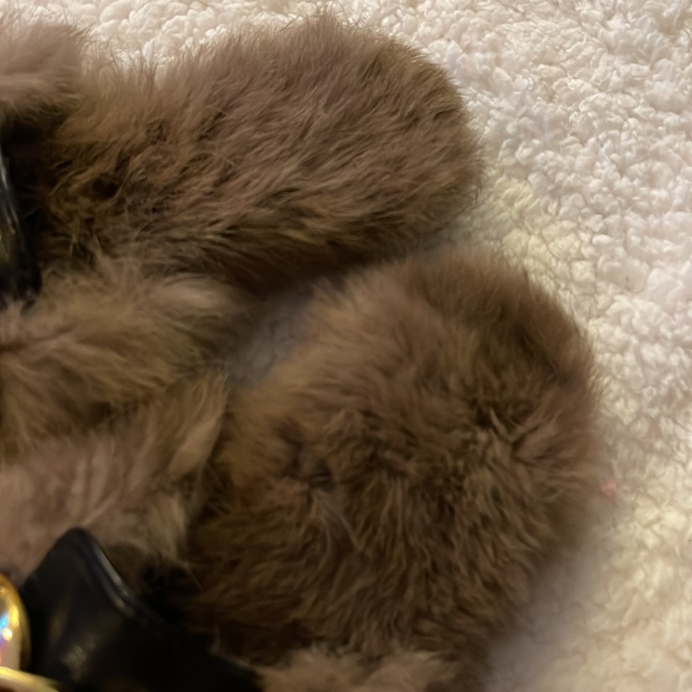 Faux fur flats - Picture 3 of 3